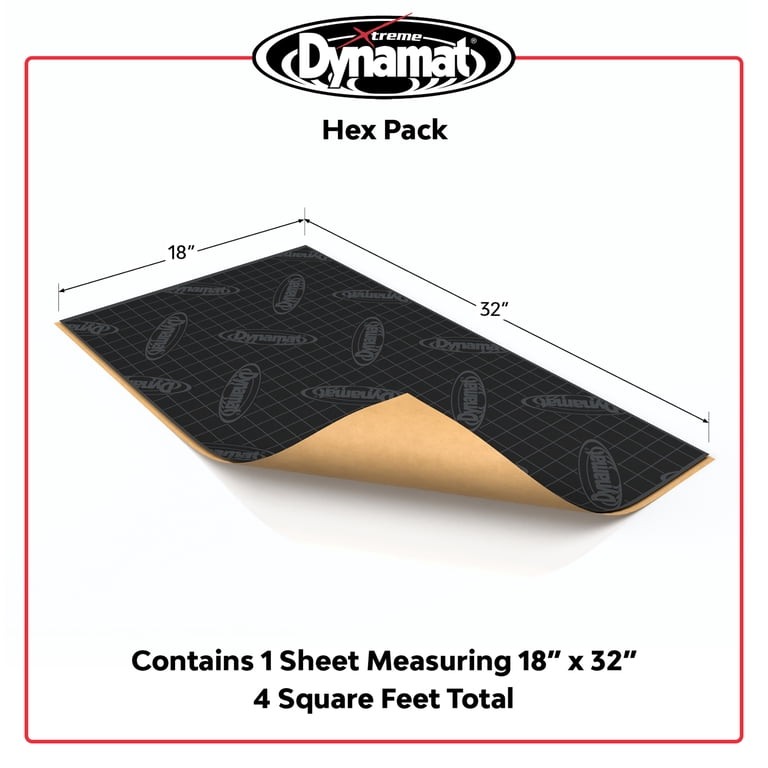 10455 Dynamat Sound Proofing 18"x32" Sheets (Sold Each)