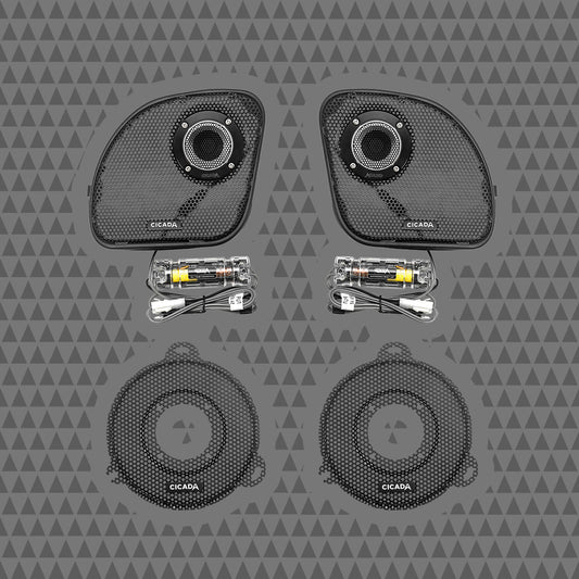 14CXK652 Cicada 6.5-INCH MID-BASS COMPONENT SPEAKERS KIT – 2Ω