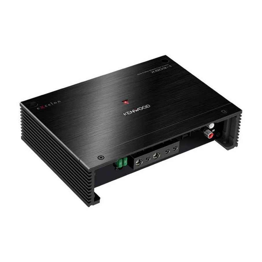 Kenwood eXcelon X503-1 1000W Peak (500W RMS) Class D Series Monoblock Car Amplifier with Bass Remote