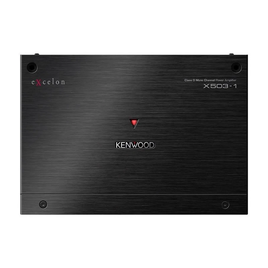 KENWOOD EXCELON SERIEIS MONO 1000W CLASS D AMPLIFIER