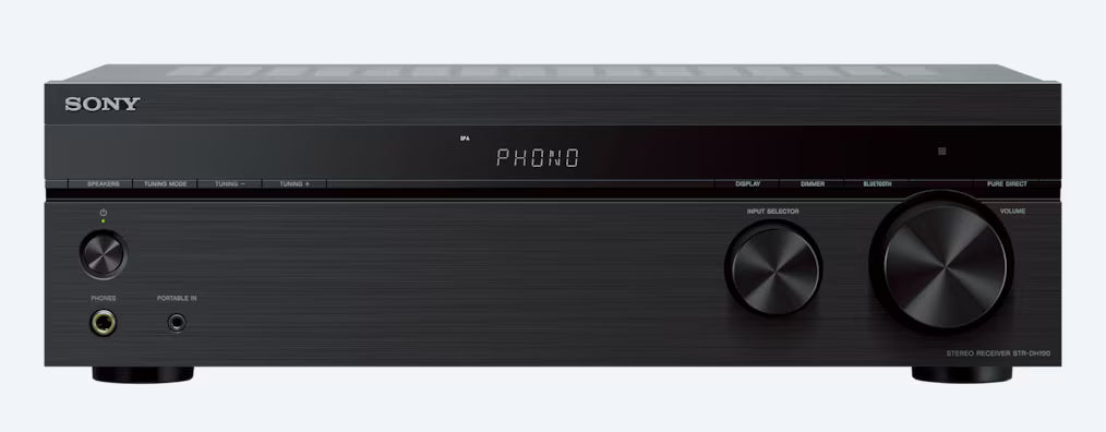 SONY A/B STEREO HOME RECEIVER W/ BLUETOOTH AND PHONO INPUT