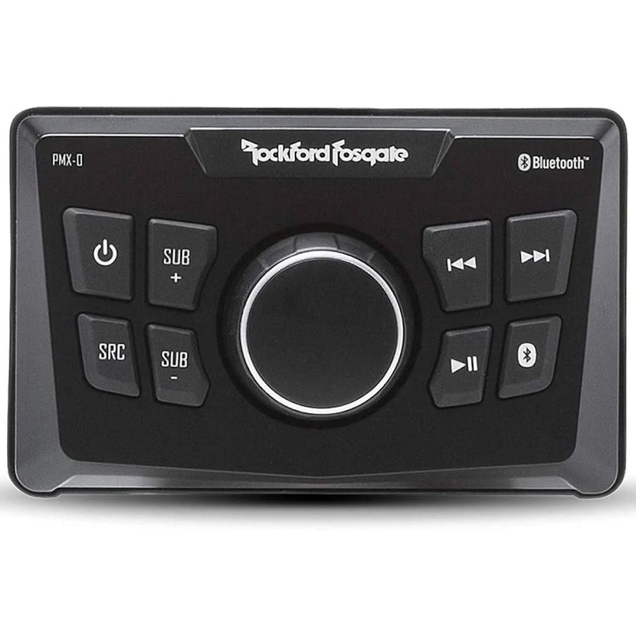 ROCKFORD FOSGATE ULTRA COMPACT MARINE DIGITAL MEDIA RECEIVER (AUX&RCA INPUT&BLUETOOTH)