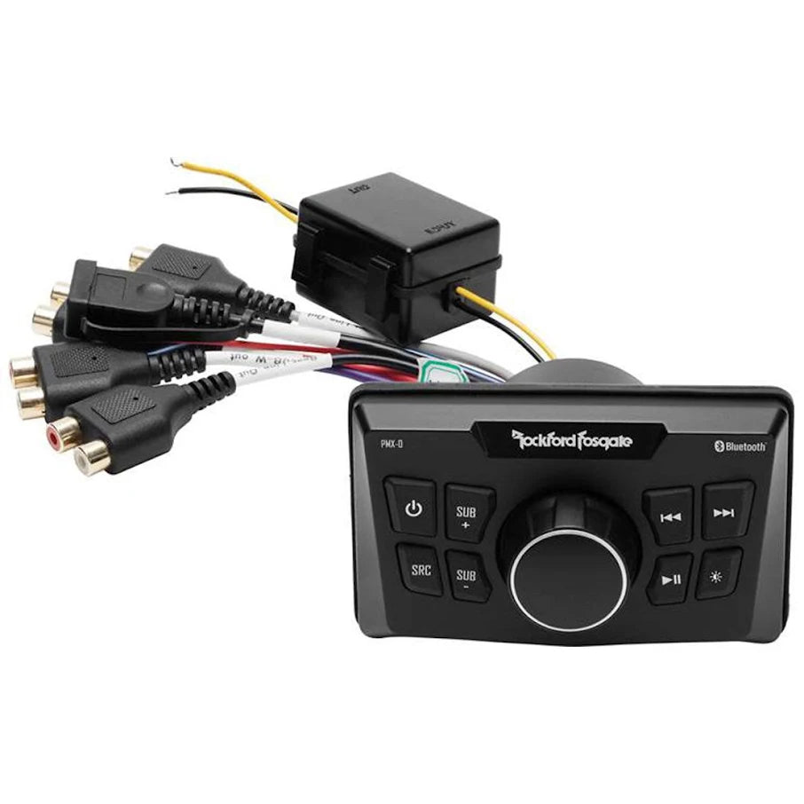 ROCKFORD FOSGATE ULTRA COMPACT MARINE DIGITAL MEDIA RECEIVER (AUX&RCA INPUT&BLUETOOTH)