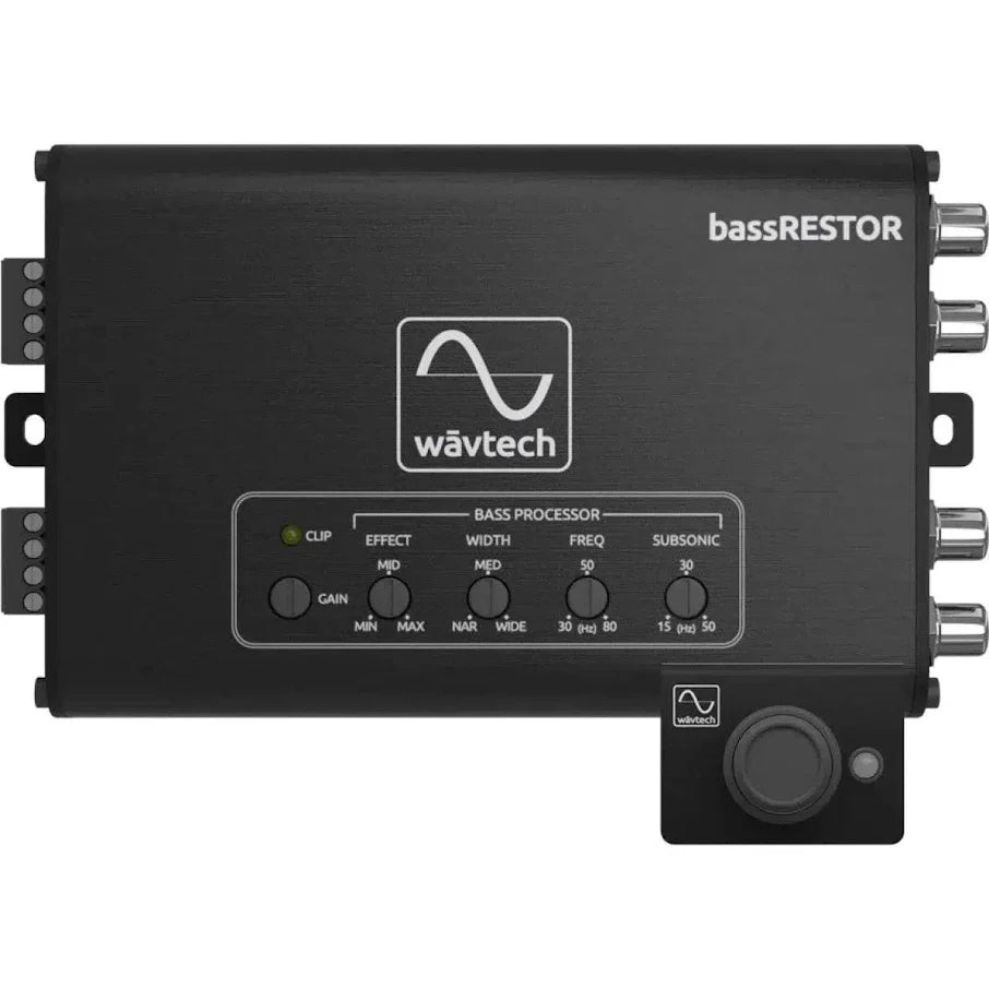 WAVTEC BASS RESTORATION PROCESSOR/LOC/LINE DRIVER/EQ (2CH WITH REMOTE)