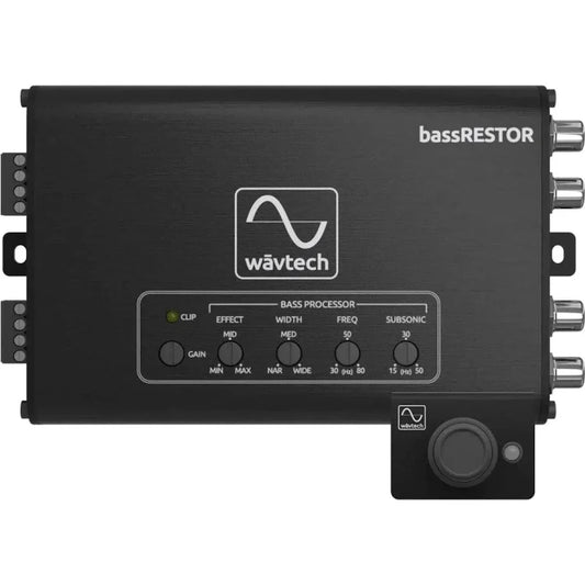 BASSRESTOR WAVTEC BASS RESTORATION PROCESSOR/LOC/LINE DRIVER/EQ (2CH WITH REMOTE)