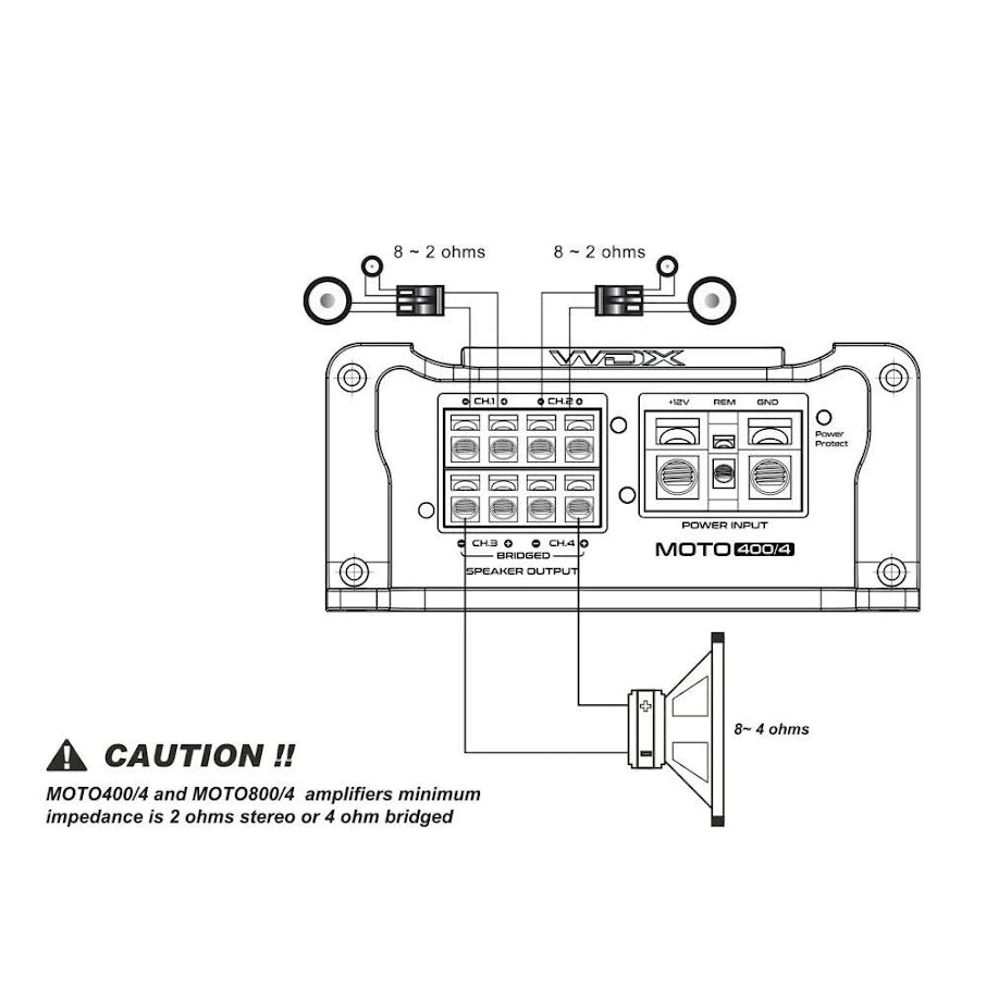 DB DRIVE WDX 4-CHANNEL 800W CLASS D AMPLIFIER