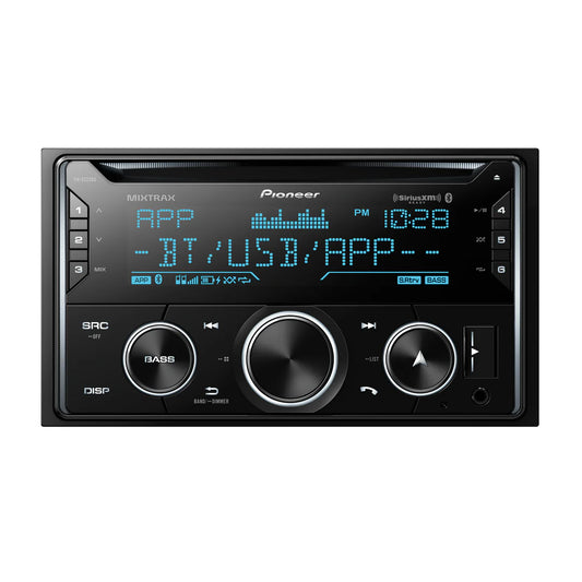 Pioneer Double-Din CD Receiver with Built-in Bluetooth