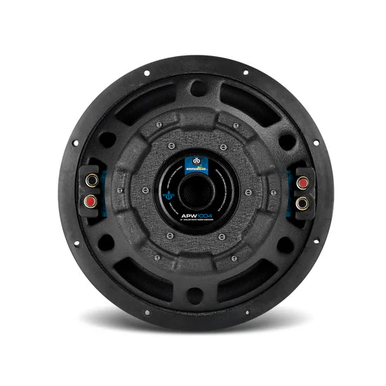 APW10D4 DB Drive 10" 300W RMS Shallow-Mount Marine Subwoofer - Dual 4 Ohm