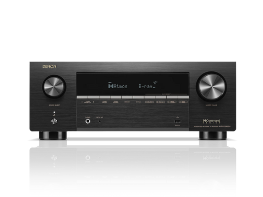 Denon AVR-X2900H 7.2 Ch. 95W 4K/8K Dolby Atmos AV Receiver Powered by HEOS™