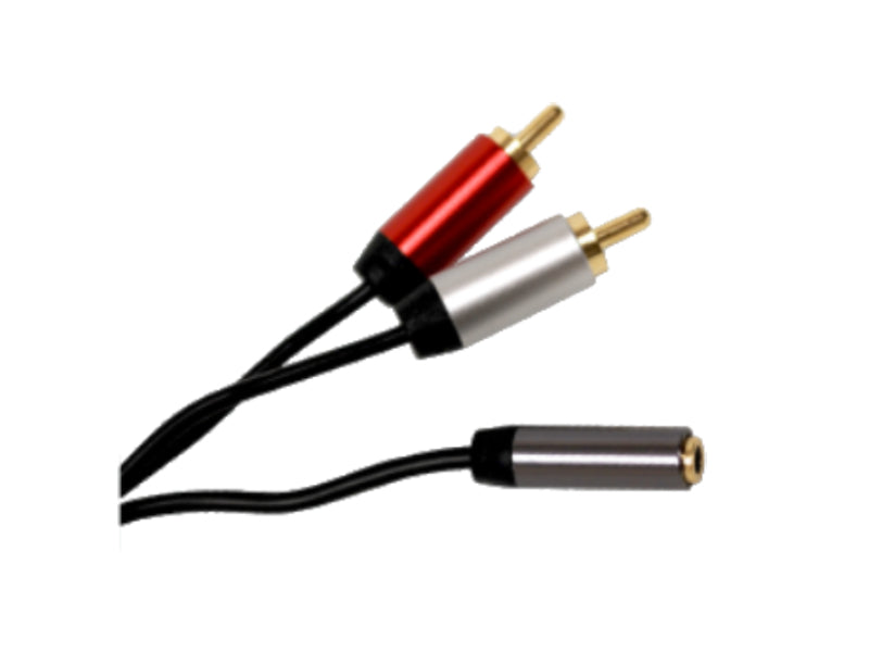 Maestro BM Series 3.5mm Female To 2 RCA Male Cable