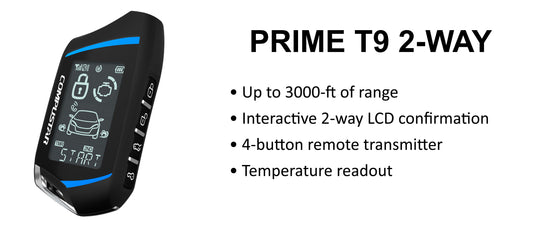 2 Way 3000ft LCD BMW Specific Remote Car Starter Package (Installation Included)