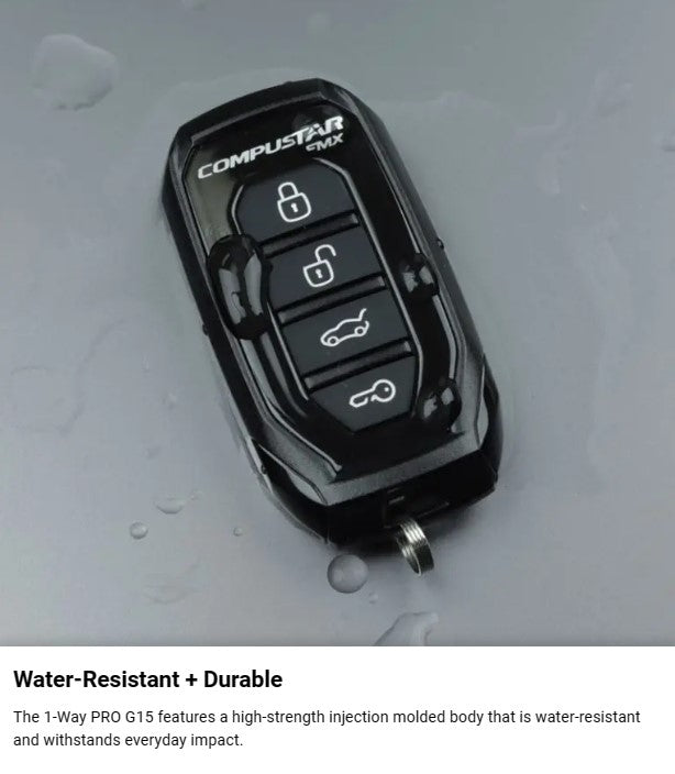 Compustar Pro 1 Way 4 Button Remote for Car Starter