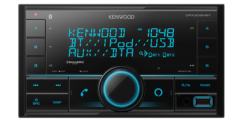 KENWOOD DOUBLE DIN MECHLESS HEADUNIT