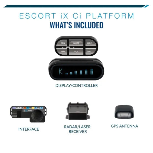 Escort  Built-In Radar System w/ Front Shifters