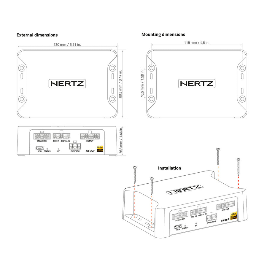 HERTZ 8CH ULTRA IMPACT DIGITAL INTERFACE PROCESSOR