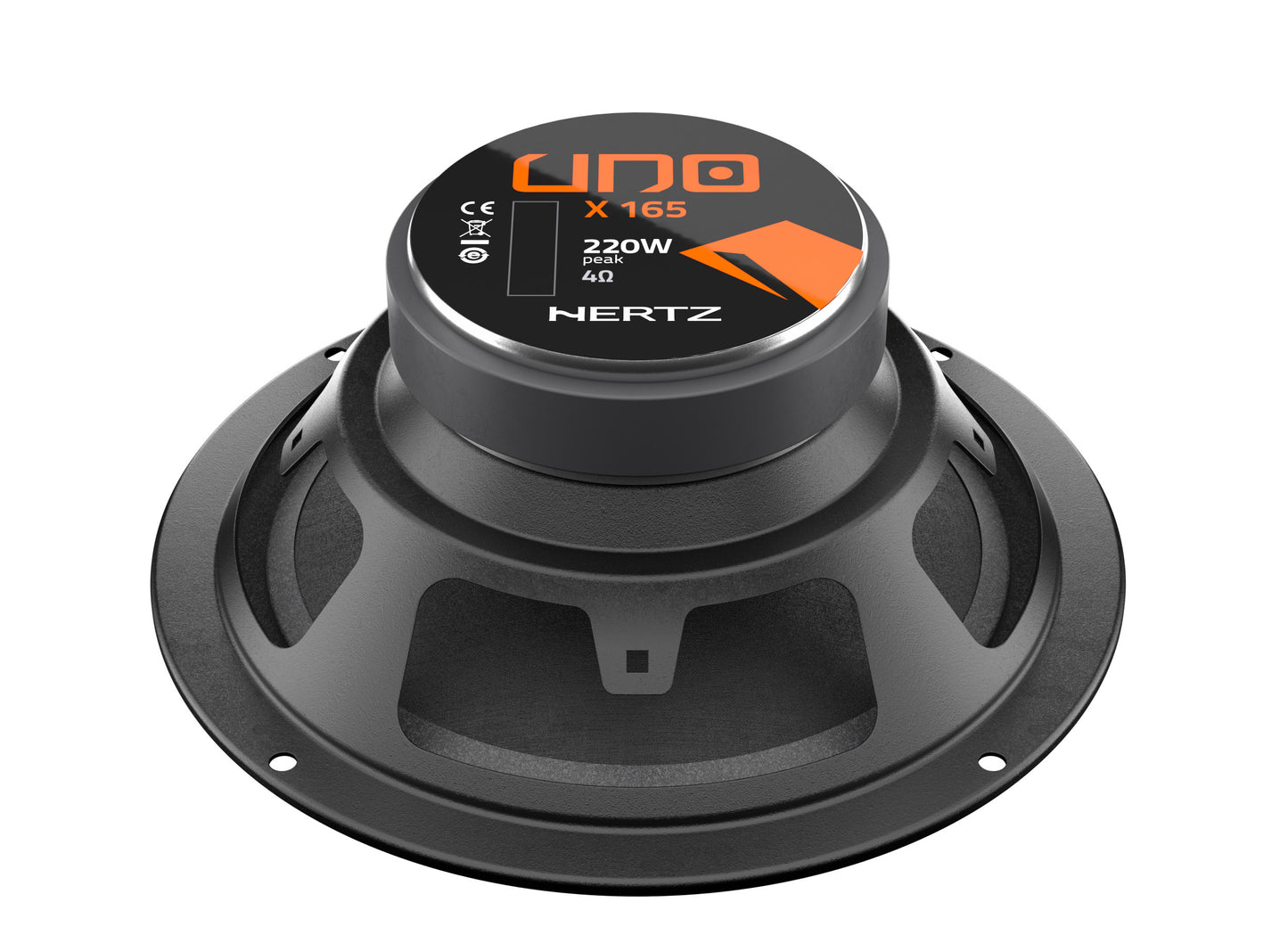 X 165 Hertz Uno Series 6-1/2" 2-way car speaker