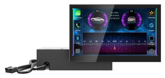 KW-Z800AW JVC Modular Receiver (8" - Bluetooth / Wireless CarPlay & AA / SiriusXM Ready)