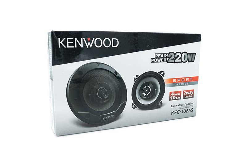Kenwood KFC-1066S 4" Coaxial 2-Way Car Speaker with 1" Tweeter