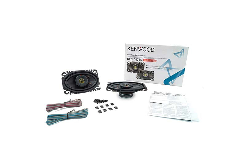 Kenwood 4x6" 2-Way Coaxial Speakers