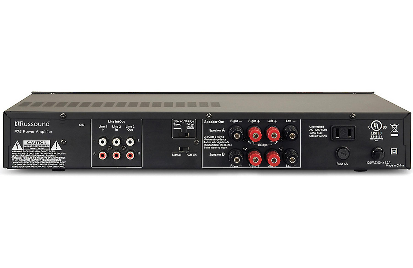 Russound P75 Stereo dual-source power amplifier