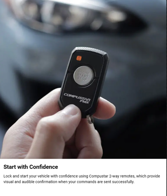 Compustar Prime 2 Way 1 Button Remote for Car Starter