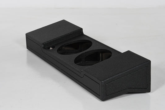 FORD F150 SUPER CREW/17-UP F250/350 DUAL 12" DOWNFIRING UNDERSEAT PORTED SUBWOOFER ENCLOSURE 09-18