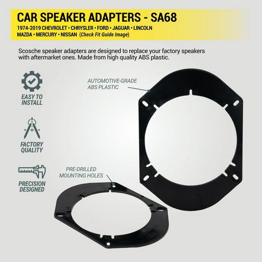 SA68 CONVERTIBLE 6"X8" SPK PLATE