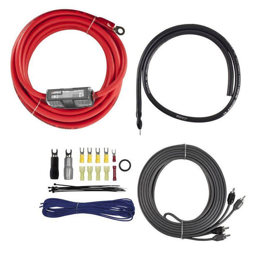 V8-AK4 T-Spec v8 Series Amplifier Installation Kit (4 Ga. - Mini ANL - 100% OFC)