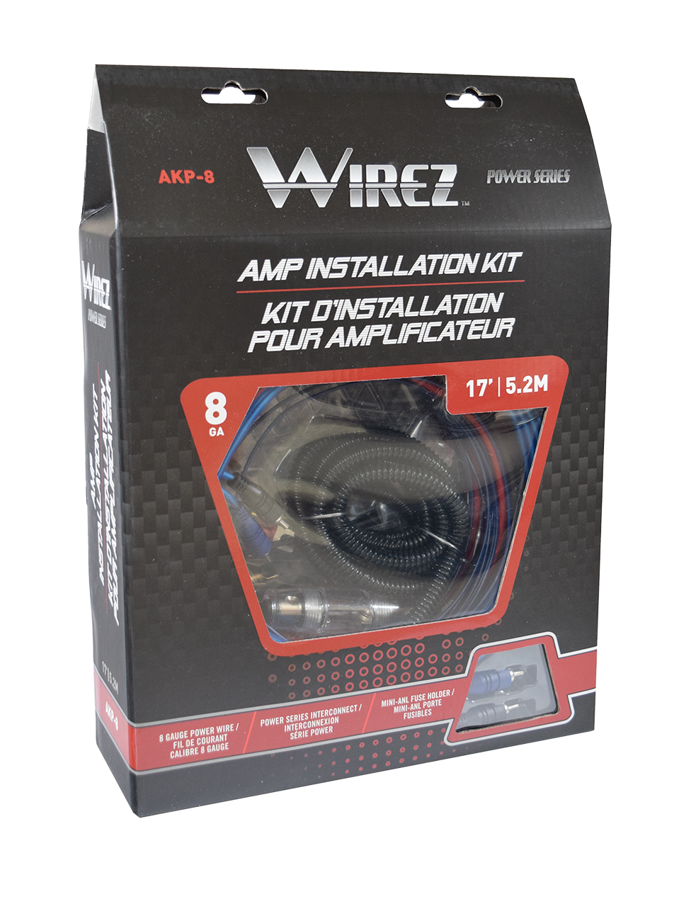 AKP-8 Wirez 8 Gauge Amplifier Installation Kit