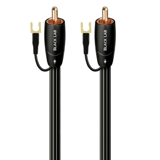 Audioquest Black Lab Low-Frequency Subwoofer Audio Interconnect RCA 3m