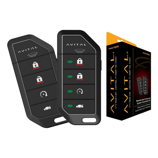 D9858L Avital RF Kit (2 way 5-Button LED -1 mile Range)