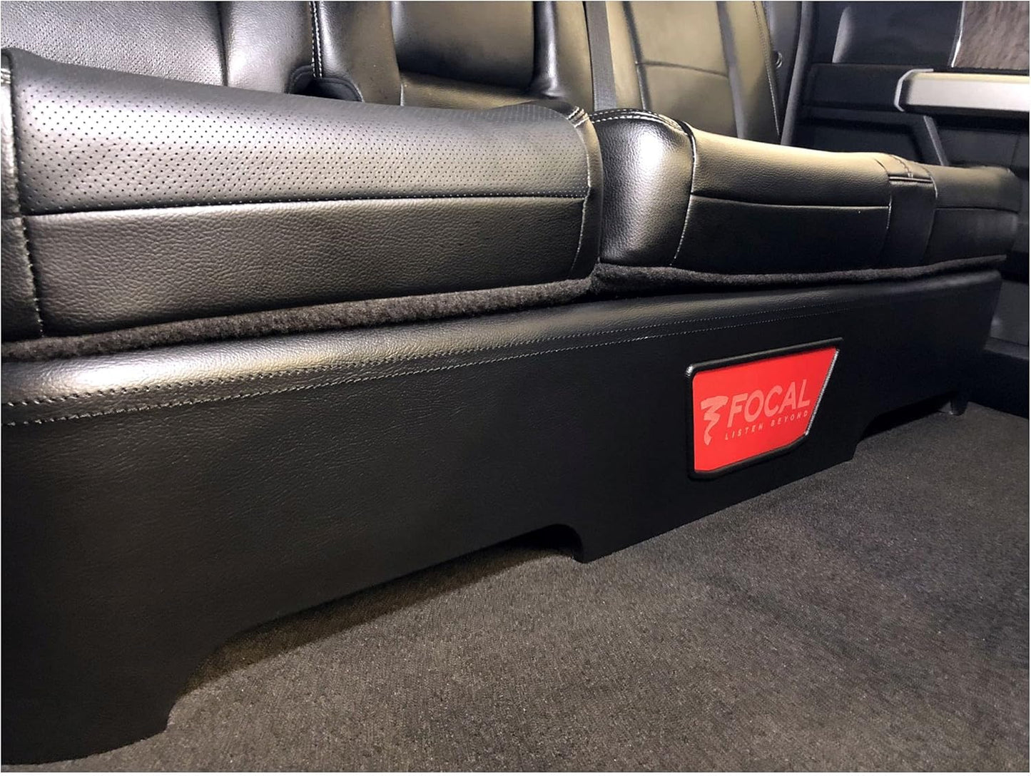 Focal Dual 10” Ford F Series Super Crew Enclosure with Flax Subwoofers