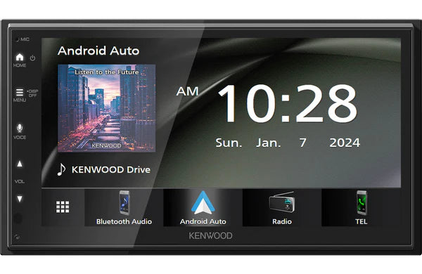 Kenwood 6.8" Digital Media Receiver with Apple CarPlay & Android Auto