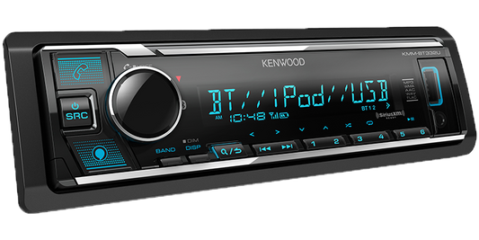 KMM-BT332U Kenwood Single DIN In-Dash Digital Media Receiver with USB & Aux