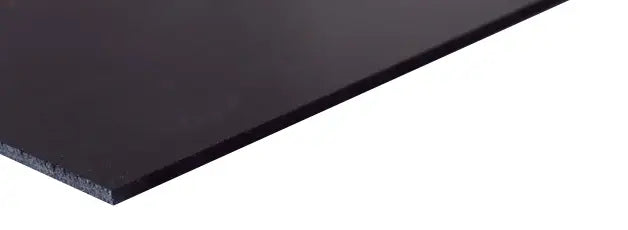 KTEX-12BK-1624 KOMATEK PLASTIC PVC BLACK SHEET 16"X24"X1/2"
