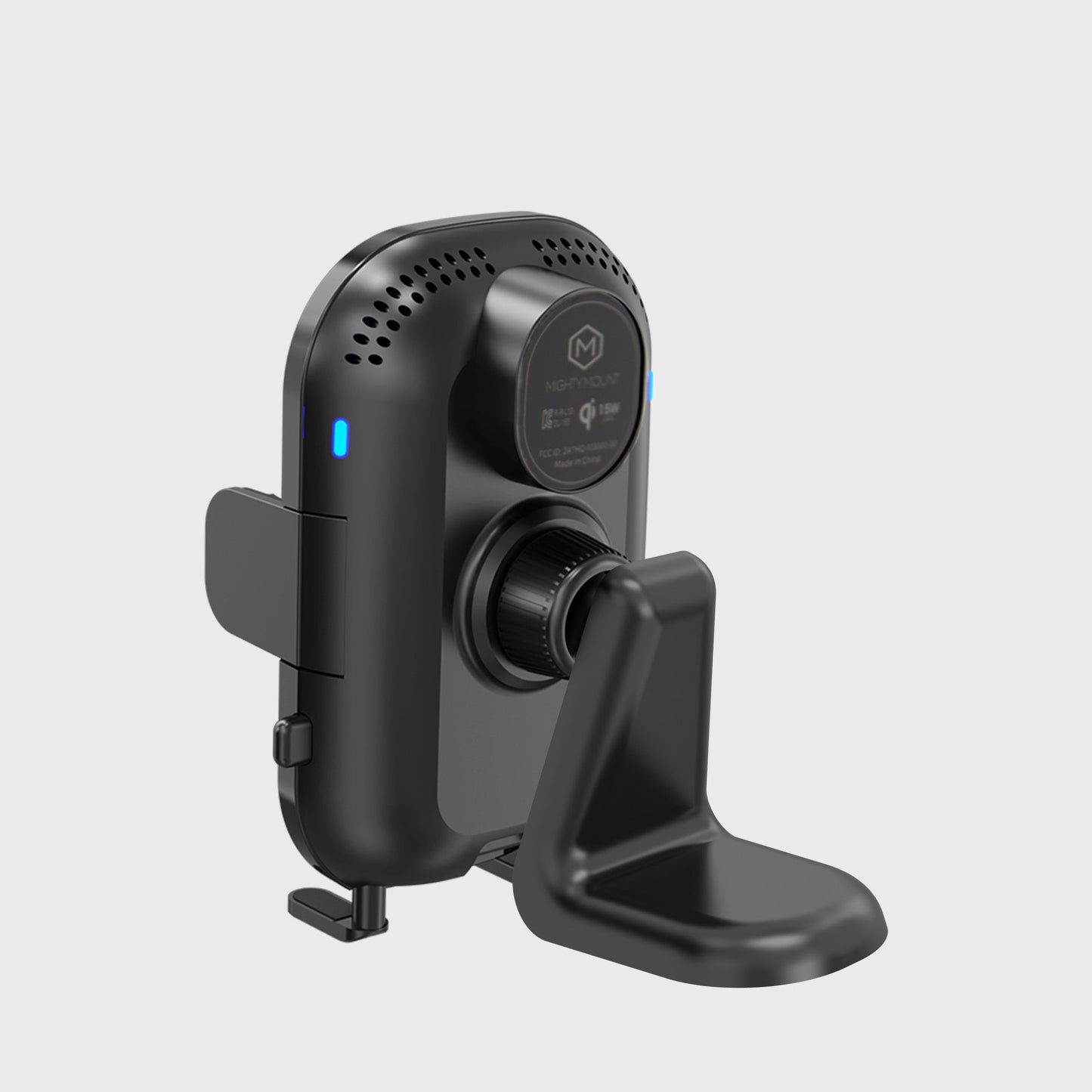 M3000-15 MIGHTY MOUNT AUTO SCAN GRIP CRADLE 15W WIRELESS CHARGER WITH VENT DASH MOUNT BRACKETS