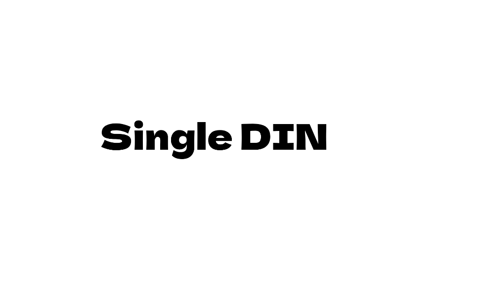 Single DIN Headunits