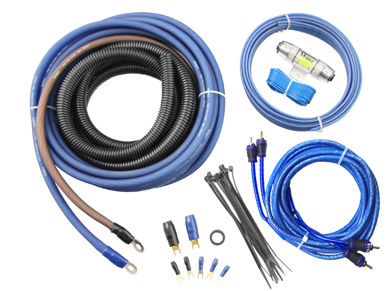 AKT-4 Tech Series Wirez 4 Awg Amp Wiring Kit