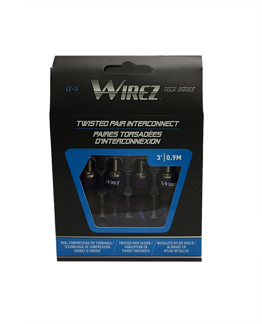 IT-3 WIREZTECH SERIES 3' RCA