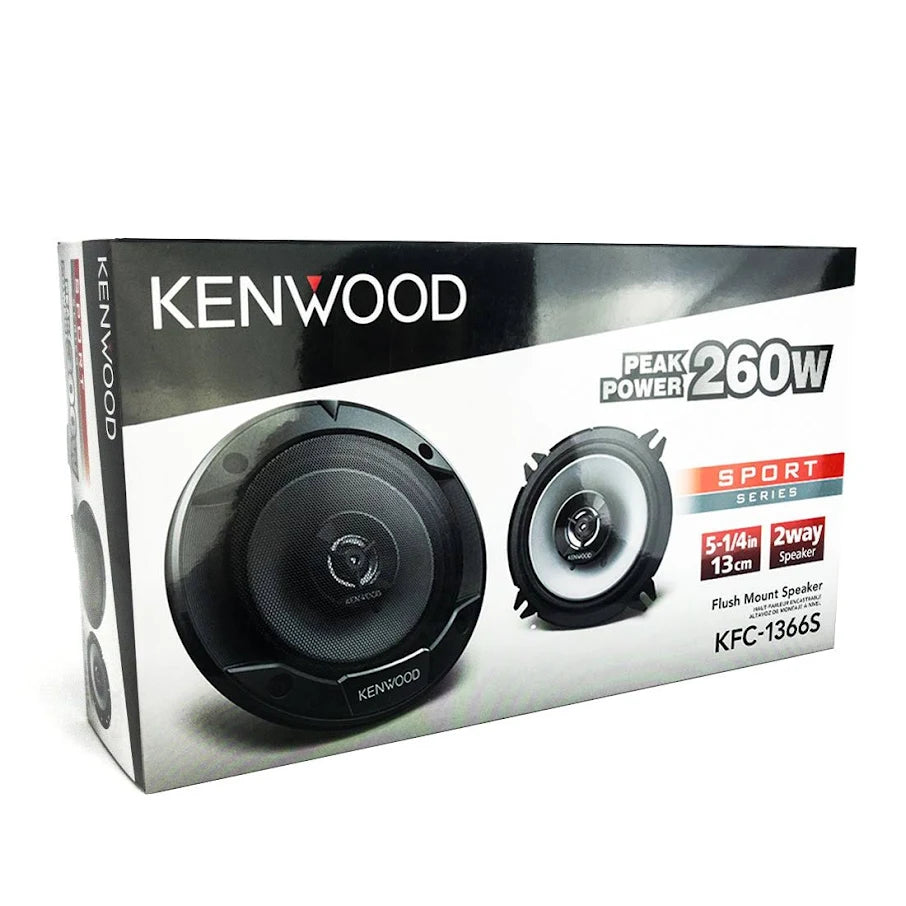 KENWOOD KFC1366S 5.25 SPORT SERIES  2-WAY SPEAKERS