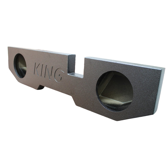 King Boxes Dodge Ram 2002-2018 Subwoofer Box, Fits Dual 10" Upfiring, Sealed Enclosure