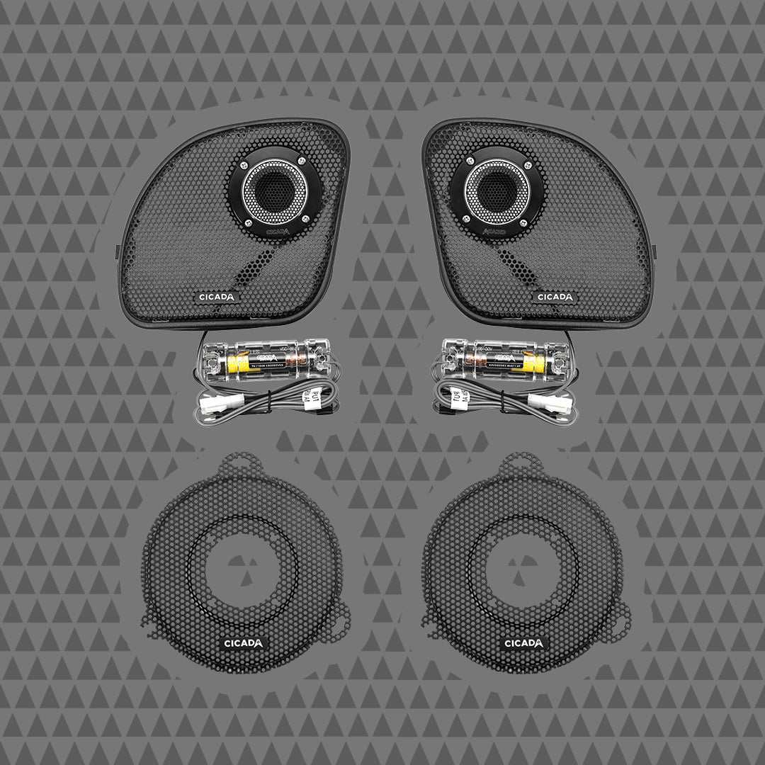 14CXK652 Cicada 6.5-INCH MID-BASS COMPONENT SPEAKERS KIT – 2Ω