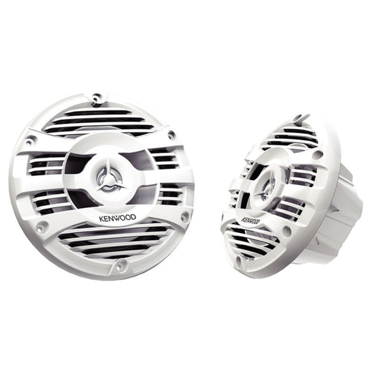 Kenwood Marine 6.5" Coaxial Speakers (White)