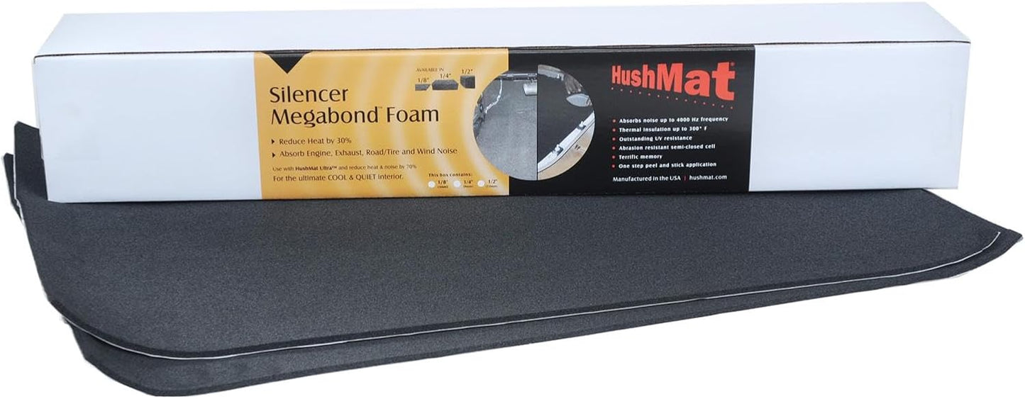HushMat 20200 Silencer Megabond Foam with Insulating Sheet - 2 Piece