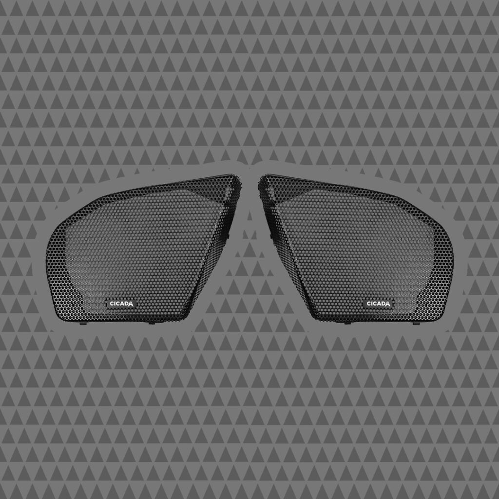 24CHDRGG 2024+ H-D® ROAD GLIDE® CICADA AUDIO® BRANDED GRILLES