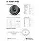 Focal Ford Inside 2-Way 6"x9" Coaxial Speakers