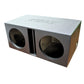 King Boxes 10" Dual Vented Divided Sprayed Universal Subwoofer Box