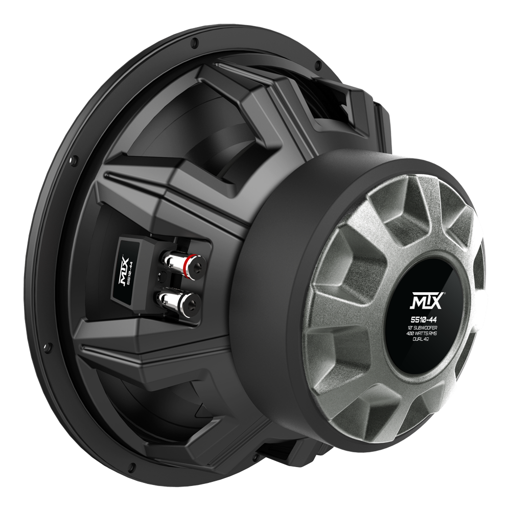 5510-44 MTX 10" 400-Watt RMS Dual 4Ω Car Audio Subwoofer