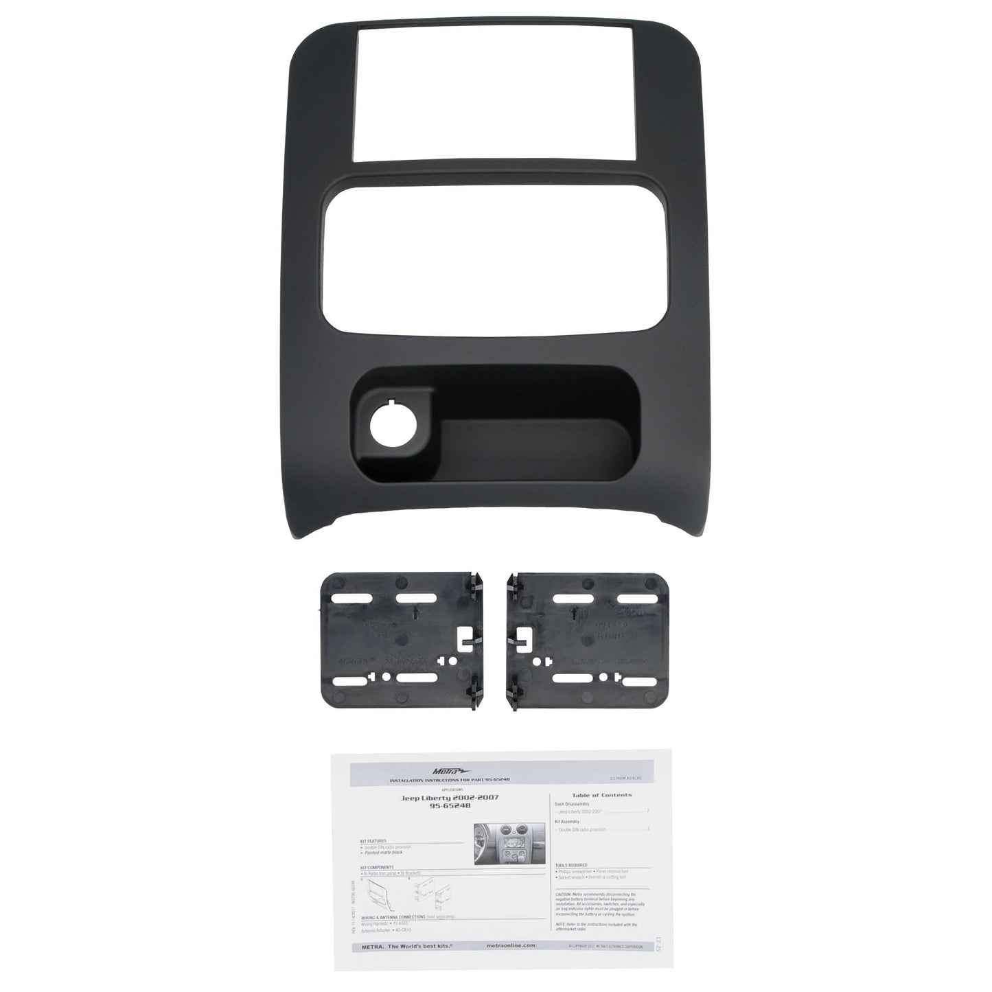 95-6524B Metra  Dash Kit for 2002-2007 Jeep Liberty