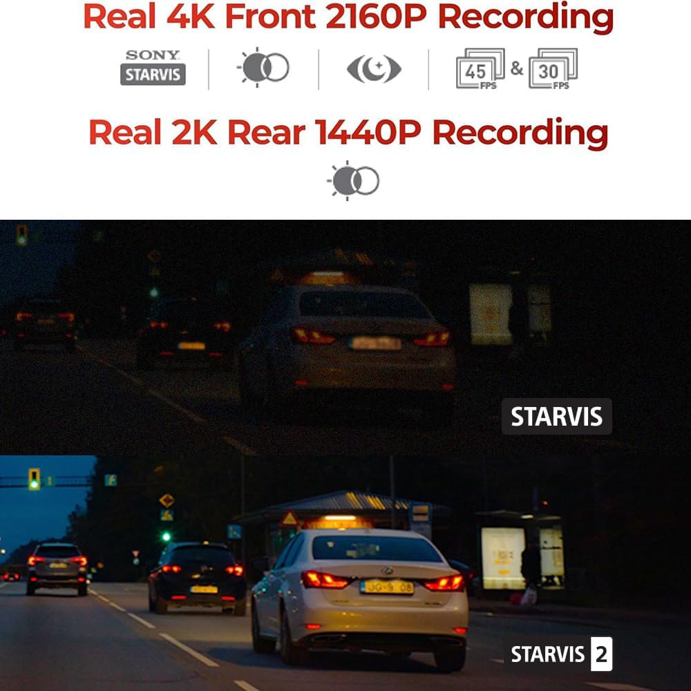 ARC 700  Thinkware 2CH 4K FRONT SONY STARVIS / 2K REAR, WIFI, GPS, 64GB, HW CABLE